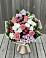 Букет цветов из: Альстромерии, Гвоздики, Розы и Хризантемы в Калачинске