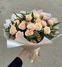 Букет Кремовые розы Латте в Калачинске