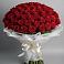 Букет 101 Красная роза Блэк Мэджик в Калачинске