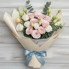 Букет цветов из:  Лизиантусы в Калачинске