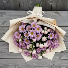 Букет цветов из:  Розы и Хризантемы в Калачинске