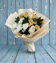 Букет цветов из:  Розы и Хризантемы в Калачинске
