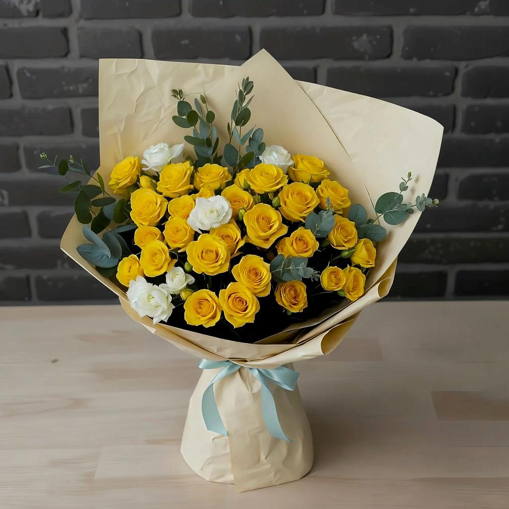 Букет цветов из: Розы в Калачинске