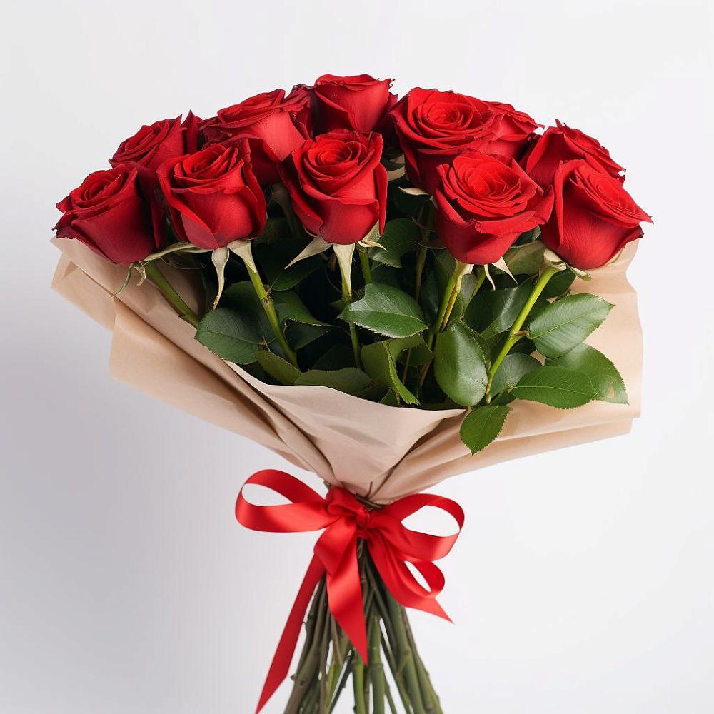Букет 11 Красных роз Эдлесс Лав в Калачинске